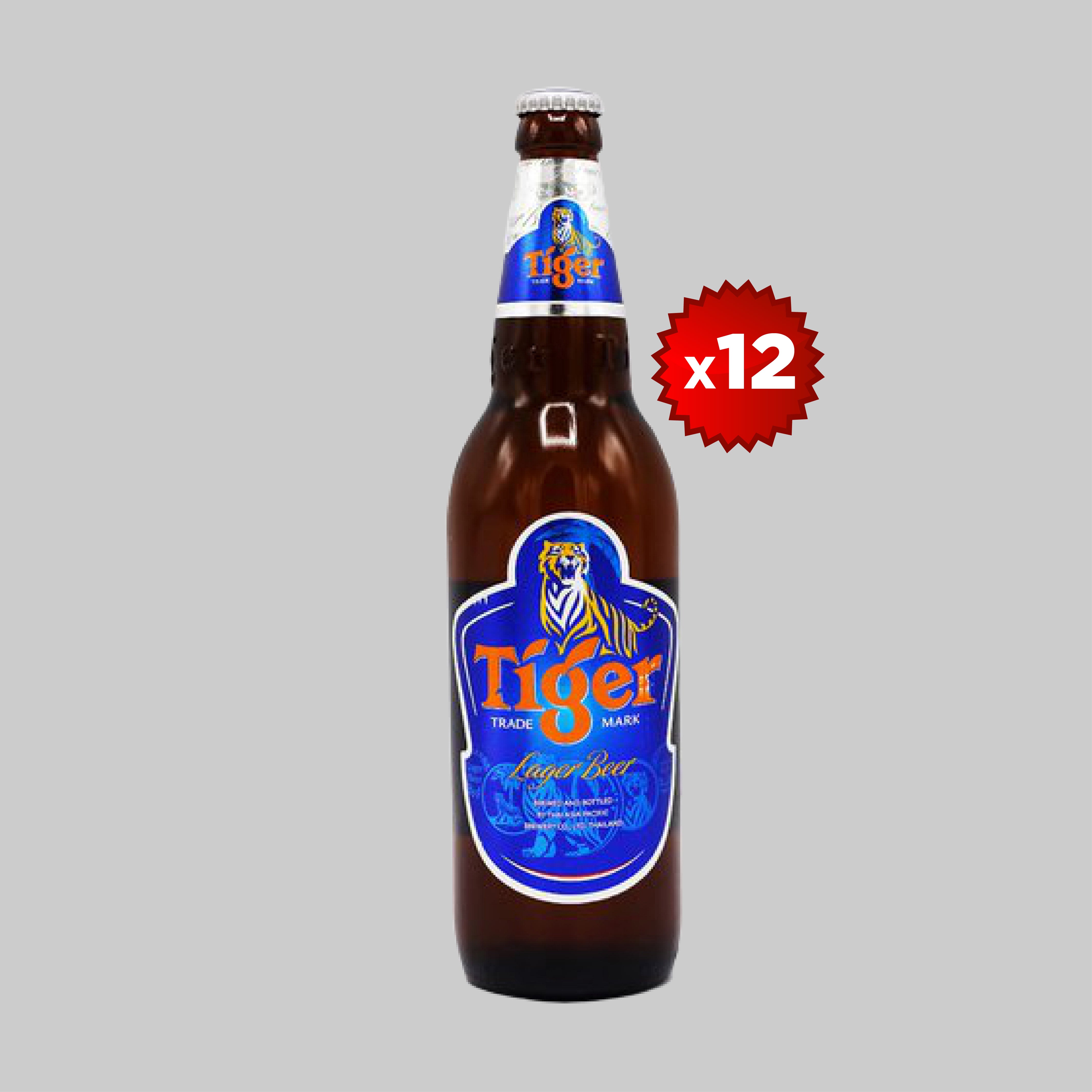 Tiger Large Bottle 12x620ml 5.0% | Time2Drink